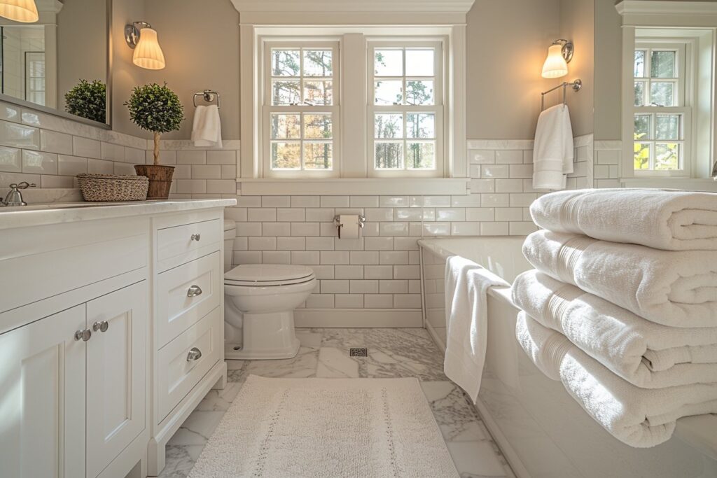 Optimisez votre expérience dans la salle de bain grâce à l’installation de porte-serviettes