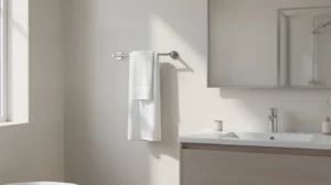 installation porte serviettes