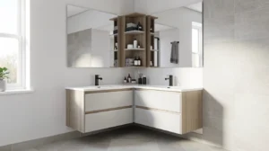 meubles angle salle bain